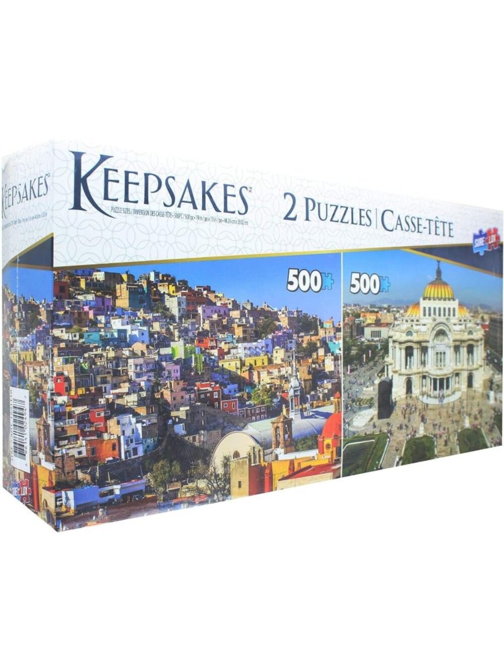 Set of 2 Keepsakes 500 Piece Puzzles | Mexico City / Barranquilla New In Box